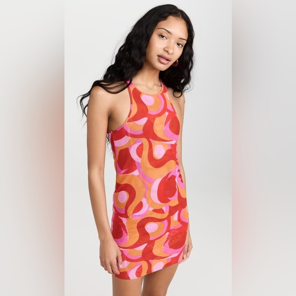 Solid & Striped The Garcelle Dress Cherry Multi Size XS - Picture 1 of 5